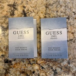 🦋 2x Guess 1981 Indigo samples
